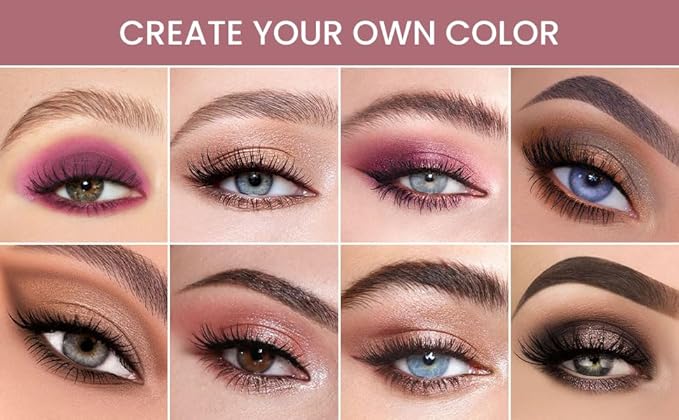 30 Colors Nude Champagne Gold Matte Shimmer Eyeshadow