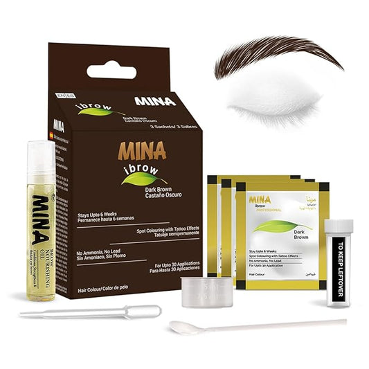 MinaiBrow Dark Brown Brow Tinting