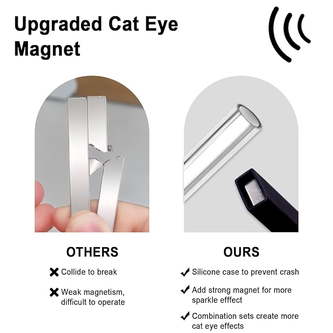 Allstarry 3pcs nail magnet tool