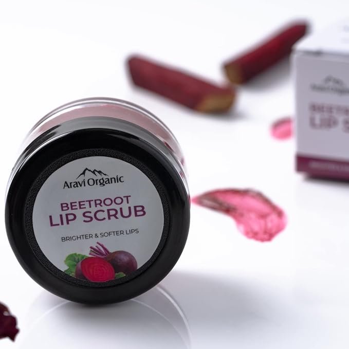 Beetroot Lip Lightening Scrub Balm
