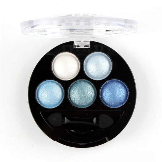 Mallofusa Portable 5 Colors Eye Shadow Palette Trendy 7oz