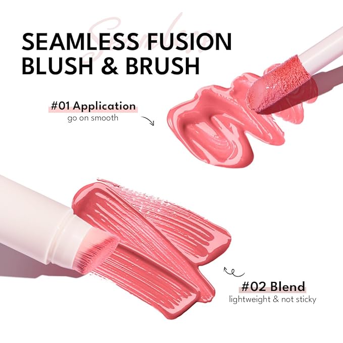 Liquid Cream Blush Stick Makeup for Cheeks |