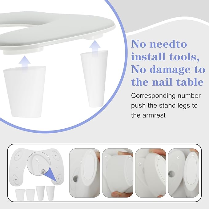 Two hands arm rest for