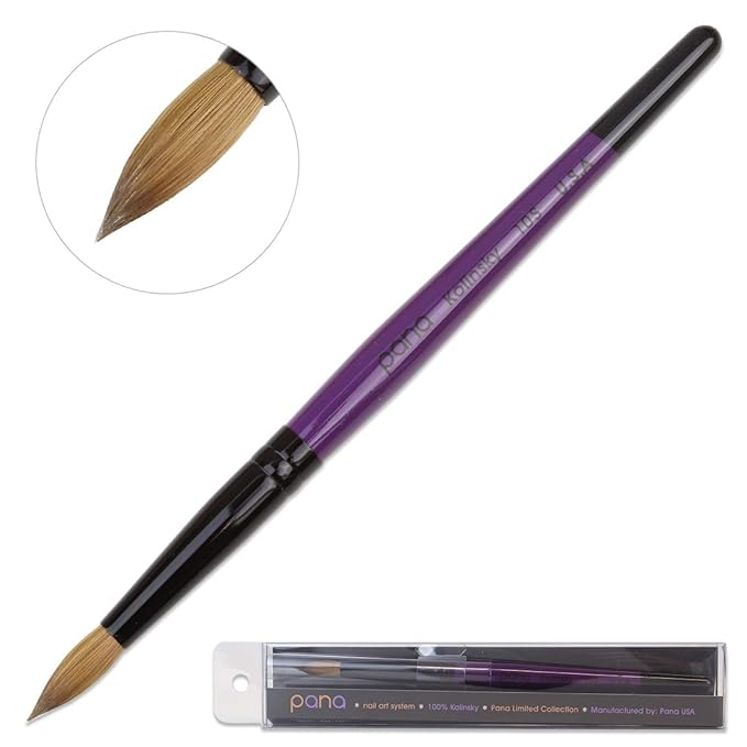 Professional purple wood kolinsky acrylic