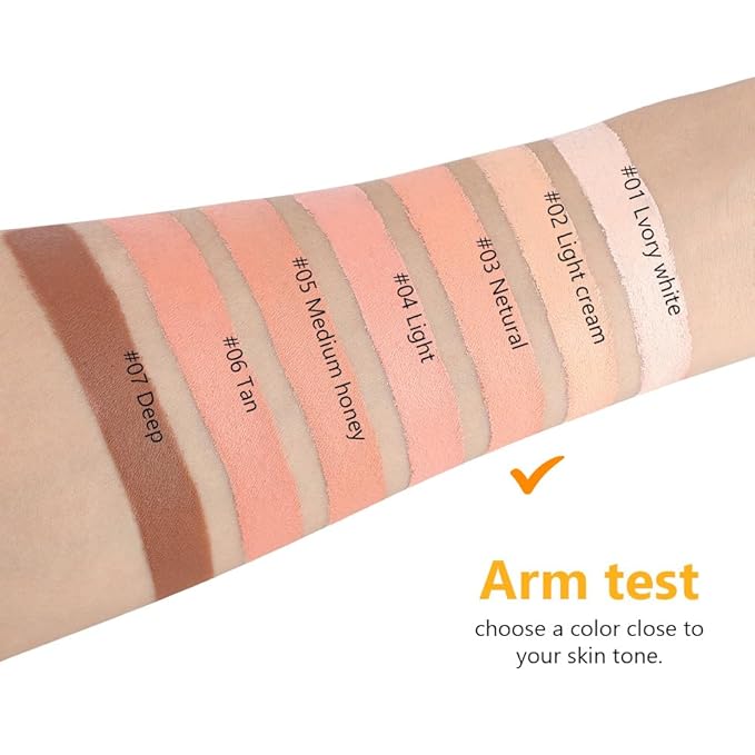 Kaely Pot Concealer Full Coverage Set,under Eye Brightener ojeras 03