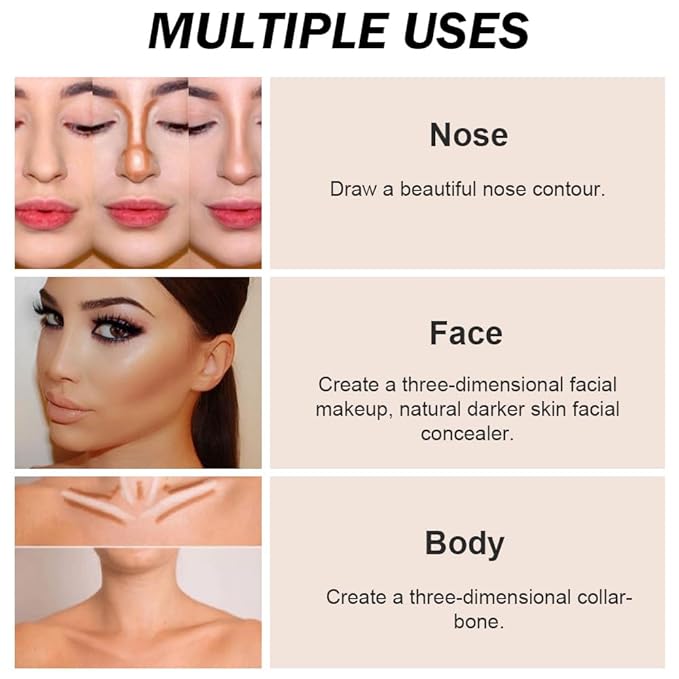 Kaely Pot Concealer Full Coverage Set,under Eye Brightener ojeras 07