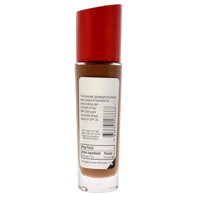 Rimmel London Lasting Finish 25HR - 600 Warm Coverage, Waterproof, 1oz