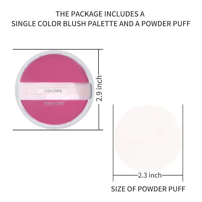 Boobeen Powder Blush Matte Blush, Highly Pigmented Beauty