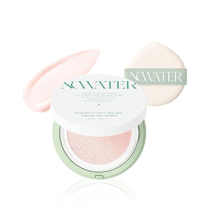 NOWATER Tea Tree Day-day Tone-up Sun Cushion (SPF50+, (0.88 fl.oz)