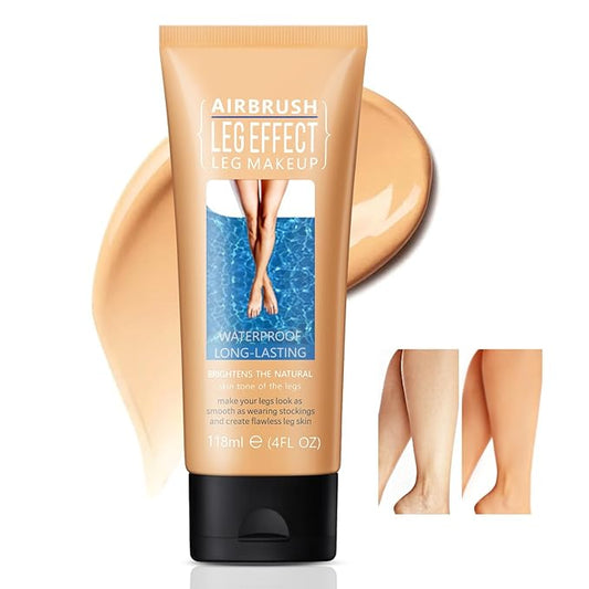 Boobeen Leg And Body Makeup Foundation, Waterproof Cover Skin Tone, 4 Oz