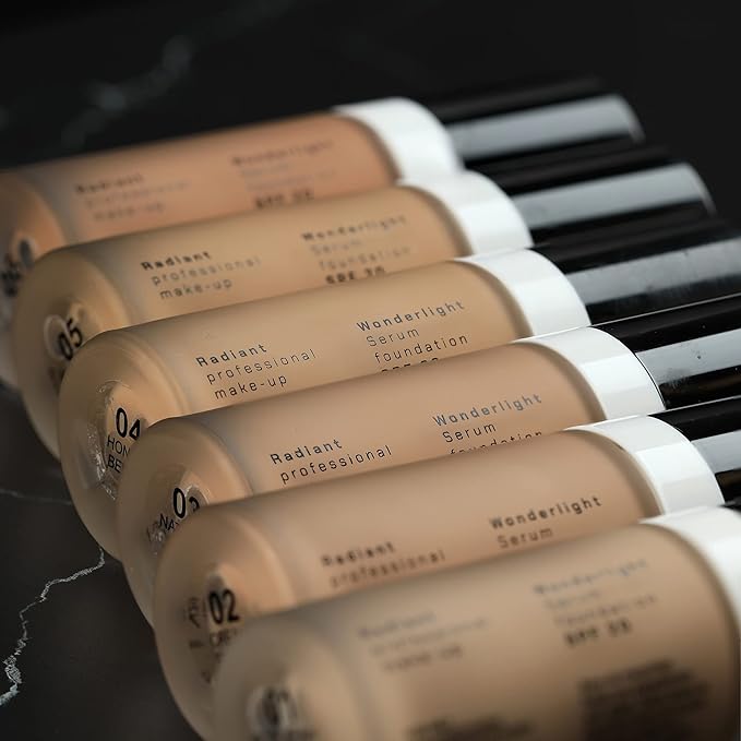 Radiant Professional Wonderlight Serum Liquid Foundation for Makeup Beige (03) 01 oz