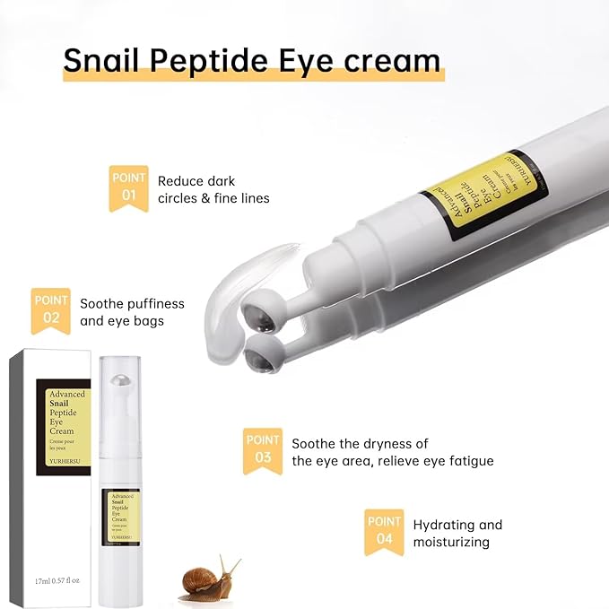 Snail peptide under eye cream