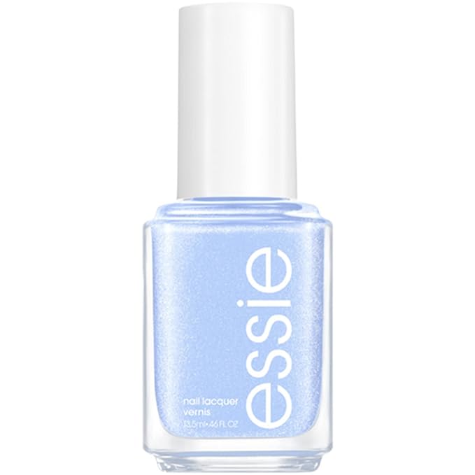 essie Salon-Quality Nail Polish, 8-Free Vegan, Cornflower Blue, Bikini So Teeny, 0.46 fl oz