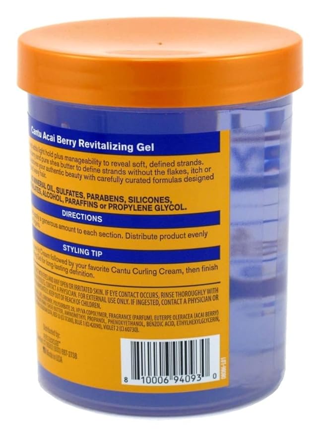 Cantu Acai Berry Gel Revitalizing 18.5 Ounce