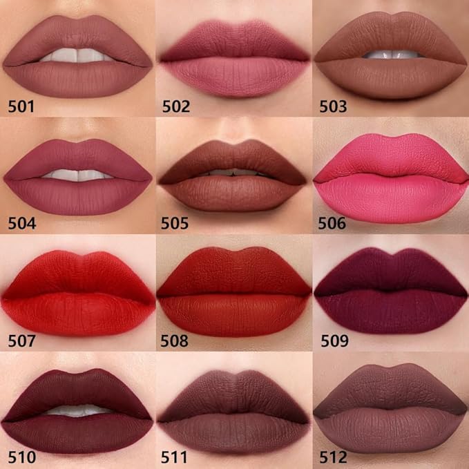 Wine Red Lip Liner Pencil, Smooth Matte Lipstick Crayon with Lip Pencil Sharpener for Women, Velvet Smudge Proof Smudgeproof Waterproof No Transfer Makeup Forever Lipliner 508#