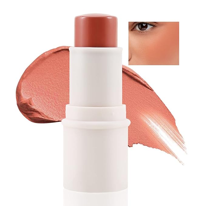 Boobeen Cream Blush stick, Multi Face Blush for and Lightweight