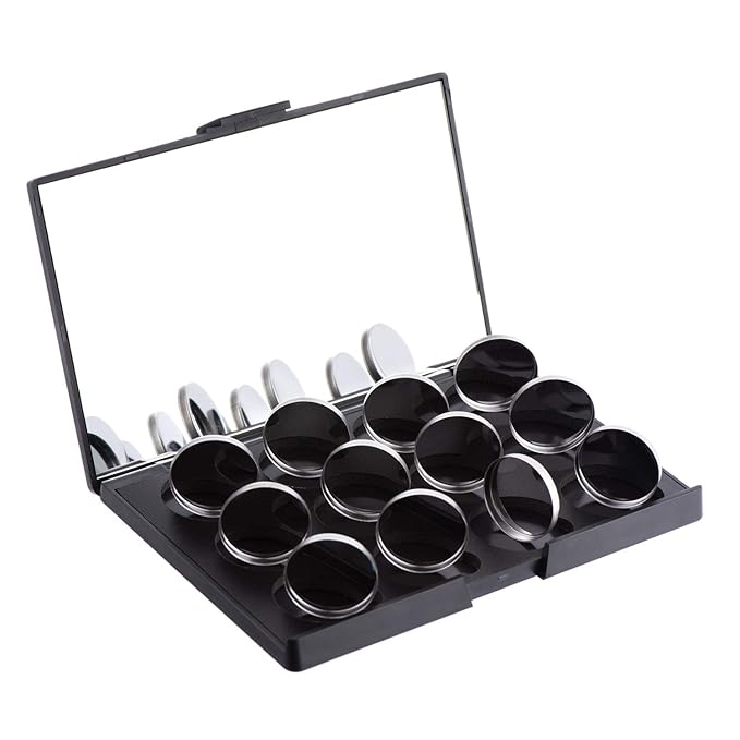 Empty Magnetic Eyeshadow Makeup Palette with Mirror