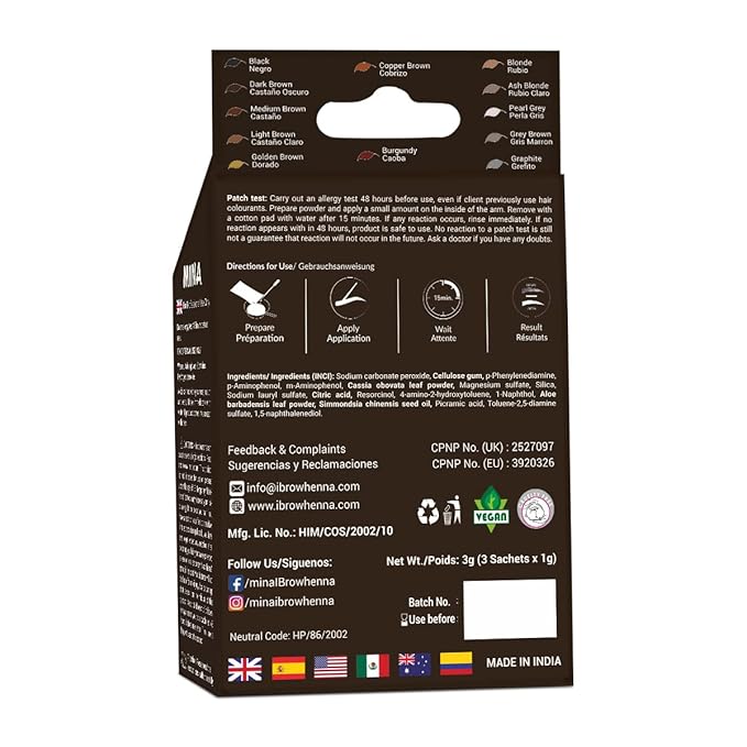 MinaiBrow Dark Brown Natural Spot