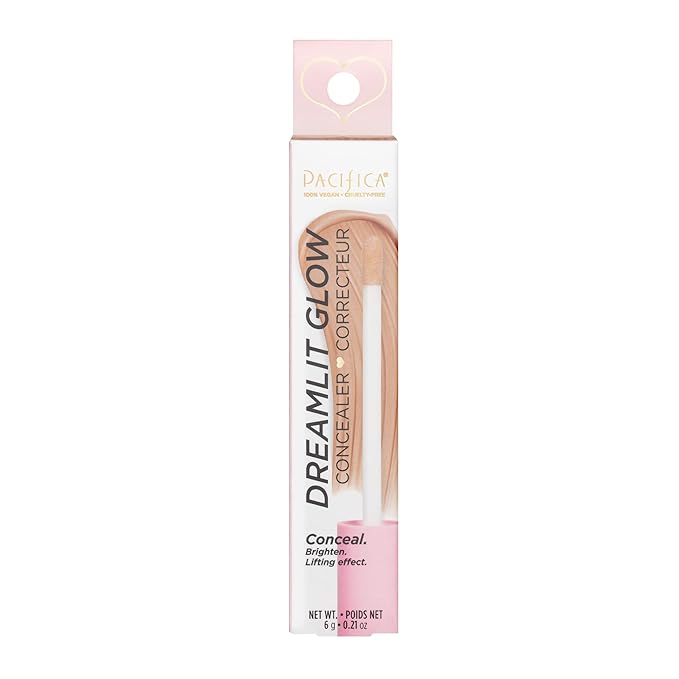 Pacifica Beauty, DreamLit Glow Concealer - Shade 07, Vegan, Tan