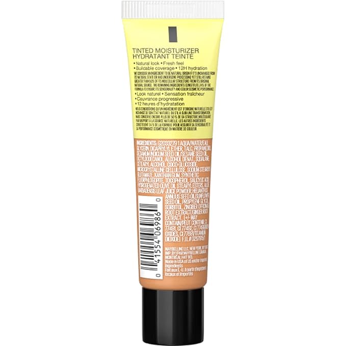 Maybelline Fit Me Tinted Moisturizer, Natural Coverage, Face
