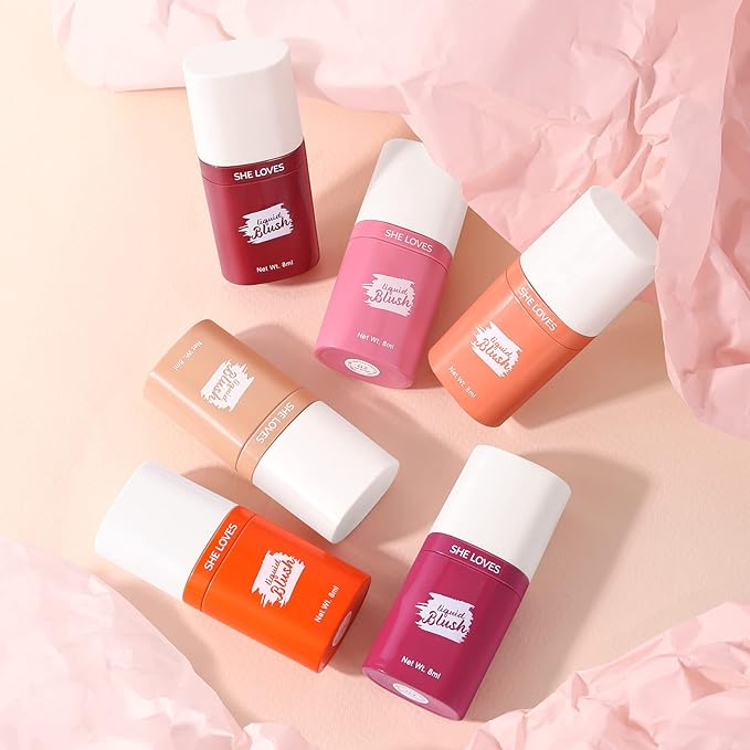 Liquid Blush Set Makeup, Cream Blush for Cheeks Oz (03#04#06#)