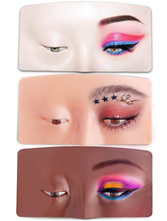 Makeup Practice Face, Bueuo 3 Pcs Makeup Practice
