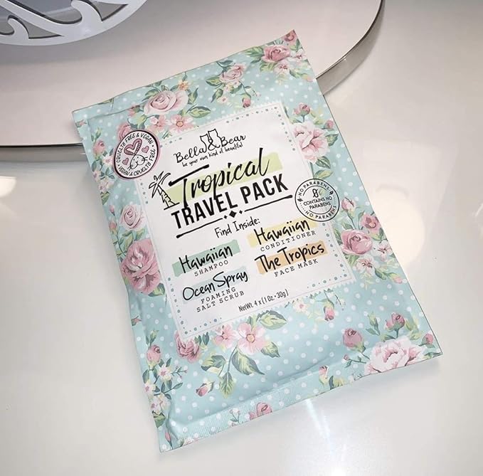 Bella & Bear Tropical Travel Pack,