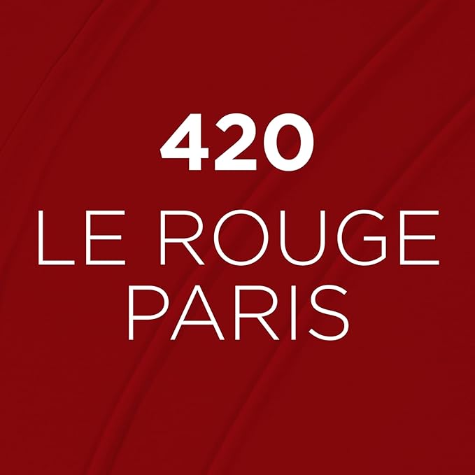 L'Oreal Paris Infallible Matte Resistance Liquid Lipstick, up to 16 Hour Wear, Le Rouge Paris 420, 0.16 Fl Oz