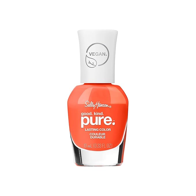 Sally Hansen Good.Kind.Pure Spring Into Color Collection Nail Polish 224 Poppyn Fresh 0.33 fl oz (Pack of 1)