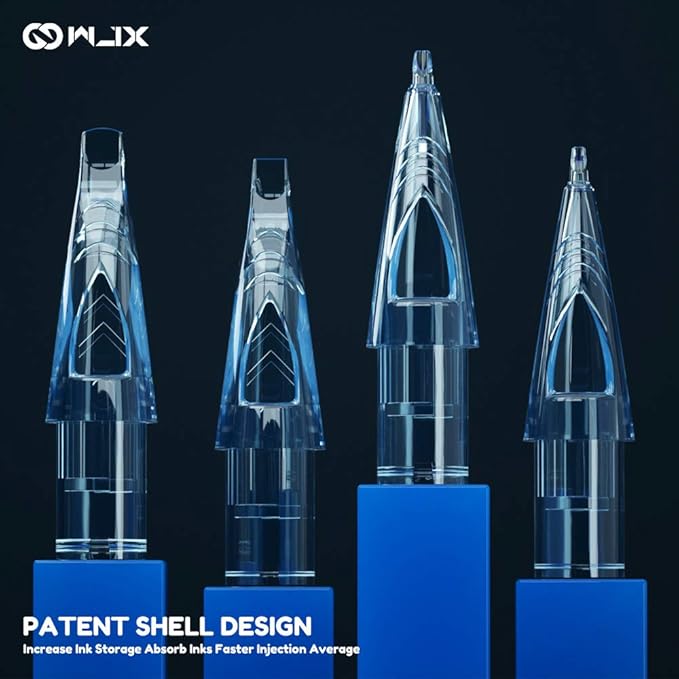 WJX Tattoo Cartridges 20Pcs Disposable Needles Round Liner 1009RL
