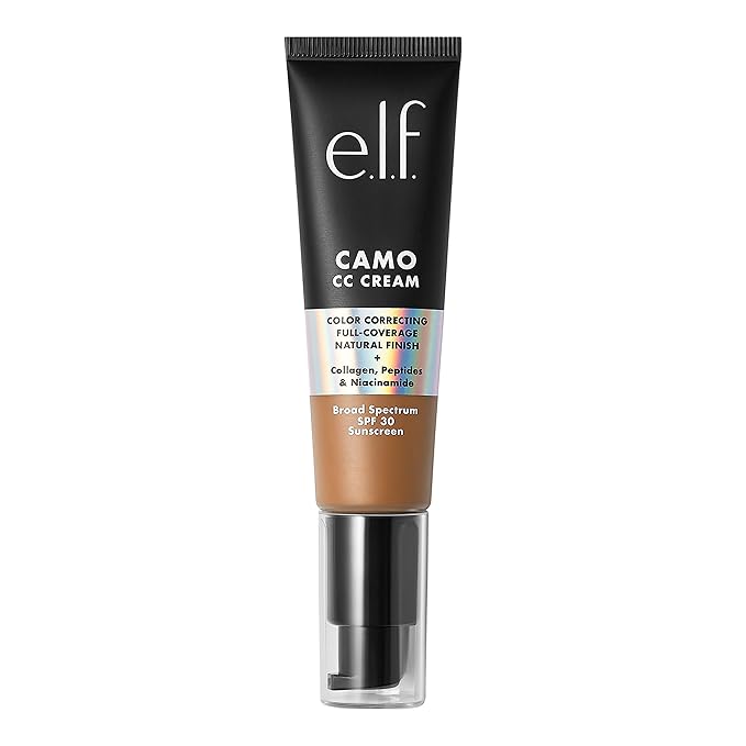 e.l.f. Camo CC Cream, Color Correcting Medium-To-Full Coverage C, (30g) 1.05 Oz