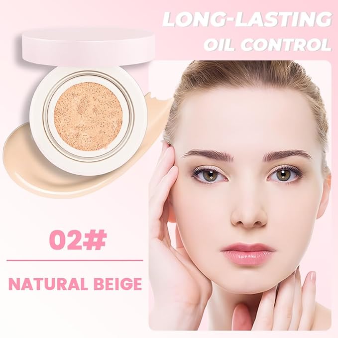 Nuder Cushion Foundation,Natural Beige for Light With Neutral Skin Types