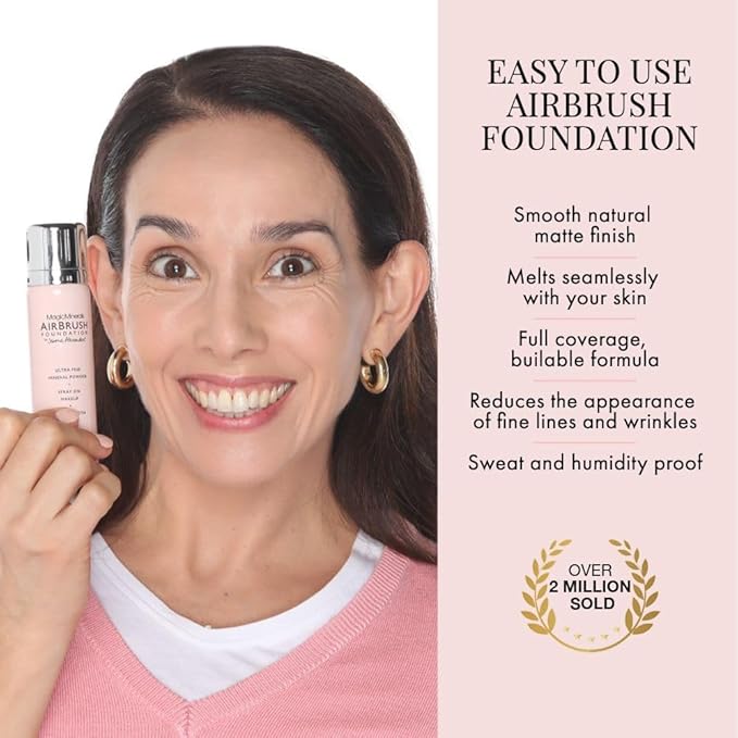 Jerome Alexander MagicMinerals AirBrush Foundation, Spray Makeup with
