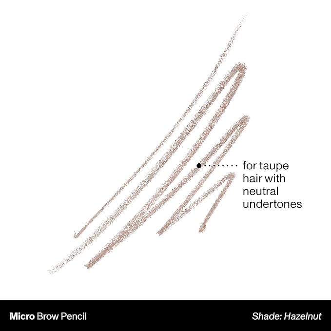 Morphe Micro Dual Eyebrow Pencil - Dual-Ended Brow Pencil Featuring a Retractable, Ultra-Precise, Pointed Tip - Richly Pigmented, Smooth-Gliding, Long-Lasting Wax Formula - Hazelnut (0.003 oz)