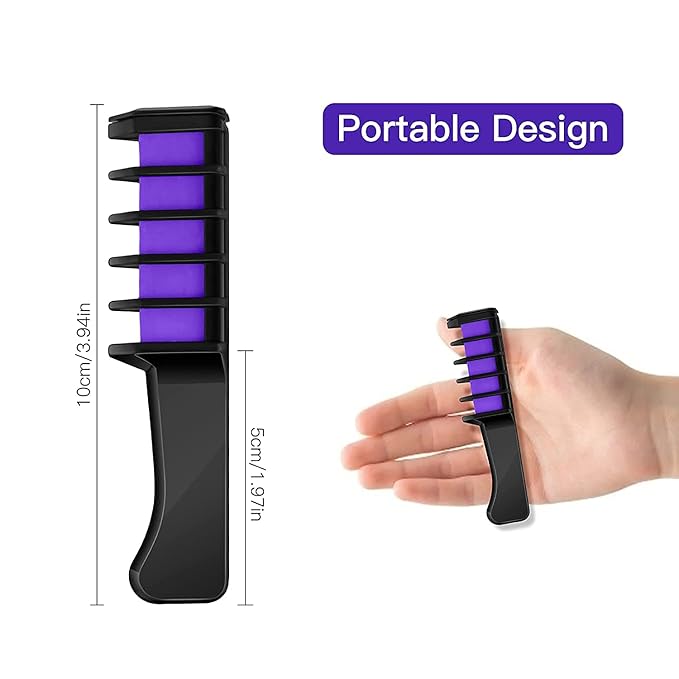 MSDADA Blue and Purple Hair