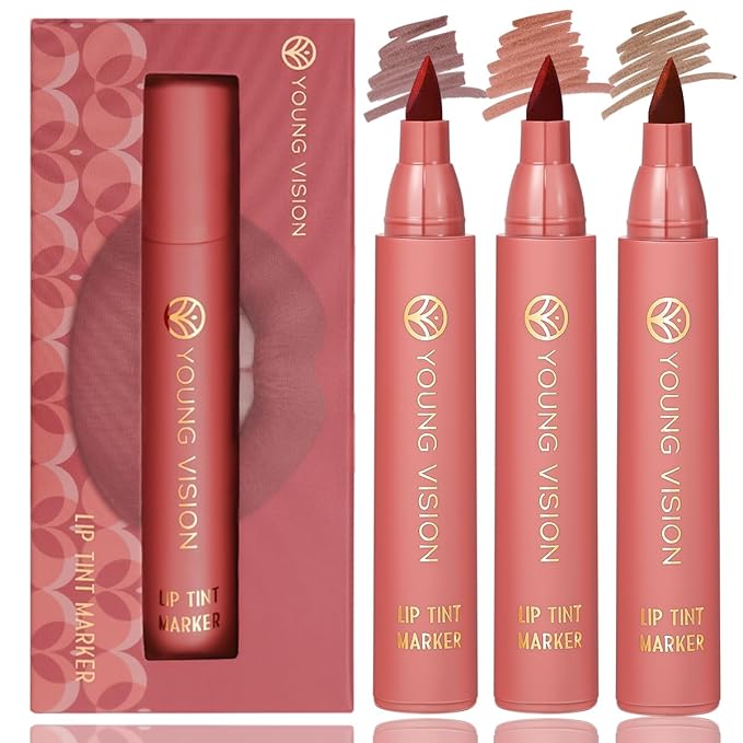 YOUNG VISION Lip Tint Marker 3 PCS Set, YOUNG