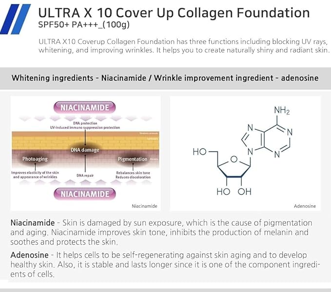 Enough Ultra 10X Cover Up Collagen Foundation, SPF 3.53 oz