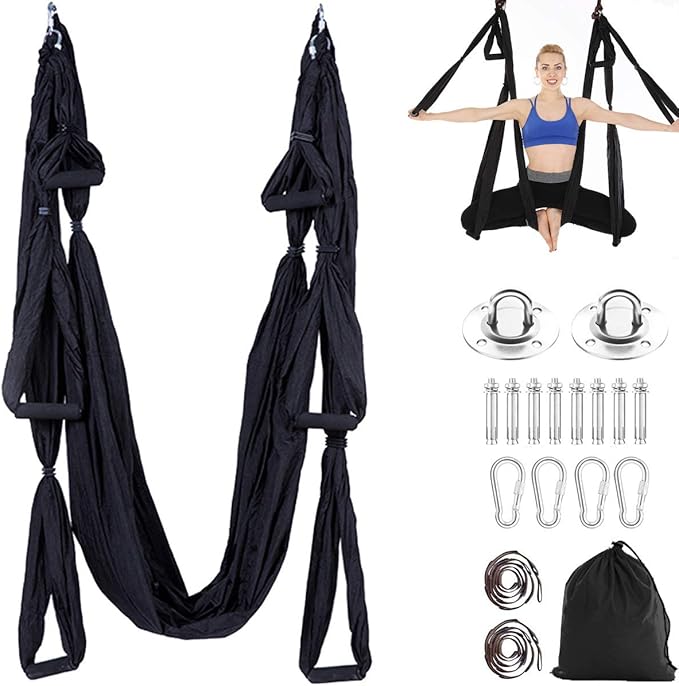 Aerial Yoga Swing Set Trapeze Yoga Hammock Kit