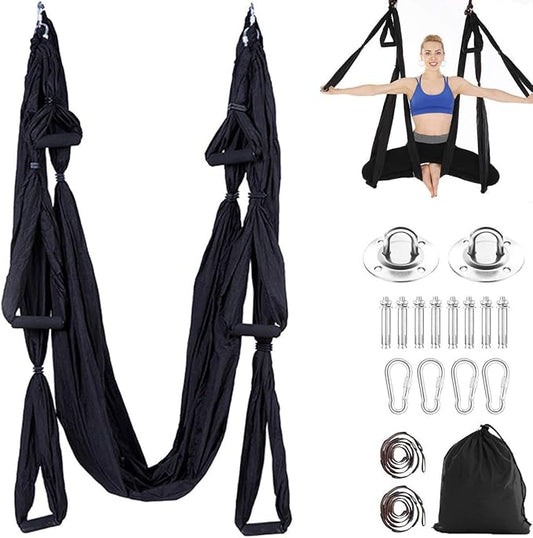 Aerial Yoga Swing Set Trapeze Yoga Hammock Kit