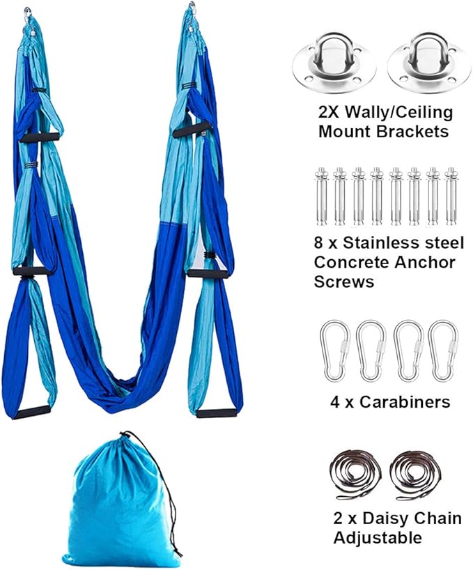 Aerial Yoga Swing Set Trapeze Yoga Hammock Kit