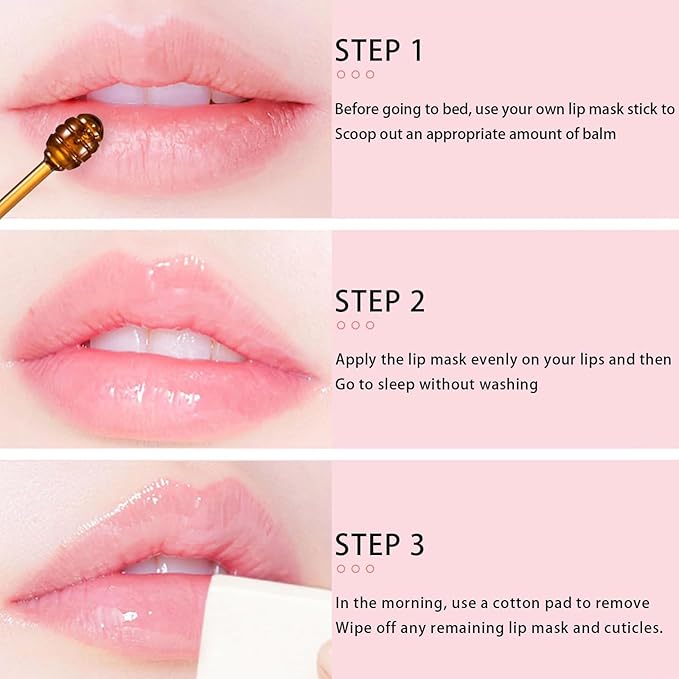 Bee Lip Balm Honey Pot, Strawberry