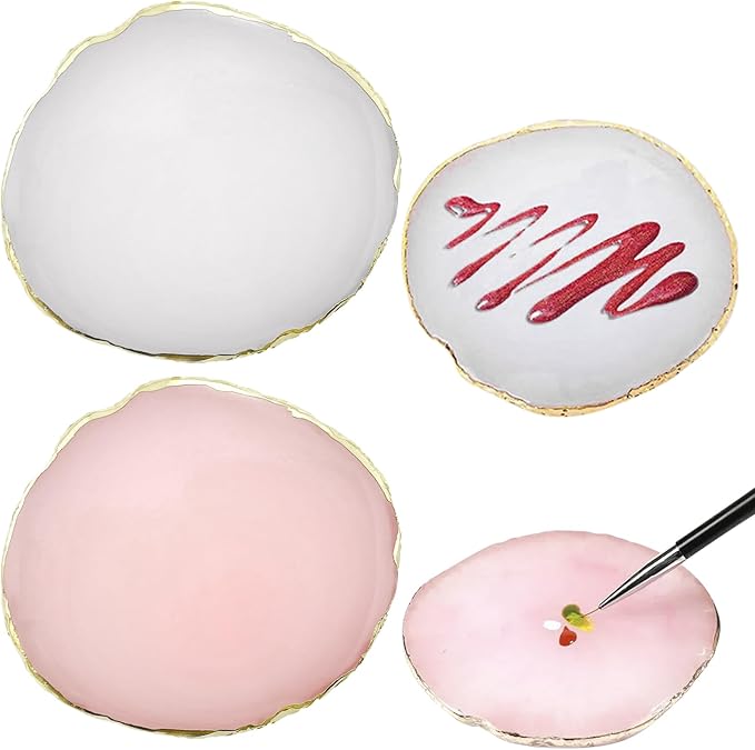 2 Pack Nail Art Palette Makeup Foundation Mixing