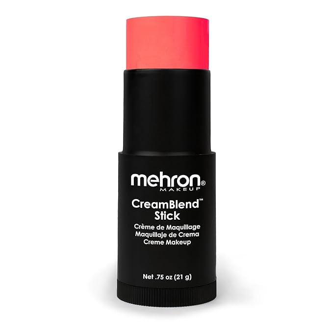Mehron Makeup CreamBlend Stick | Face Paint, Body g) (Auguste) 75 oz
