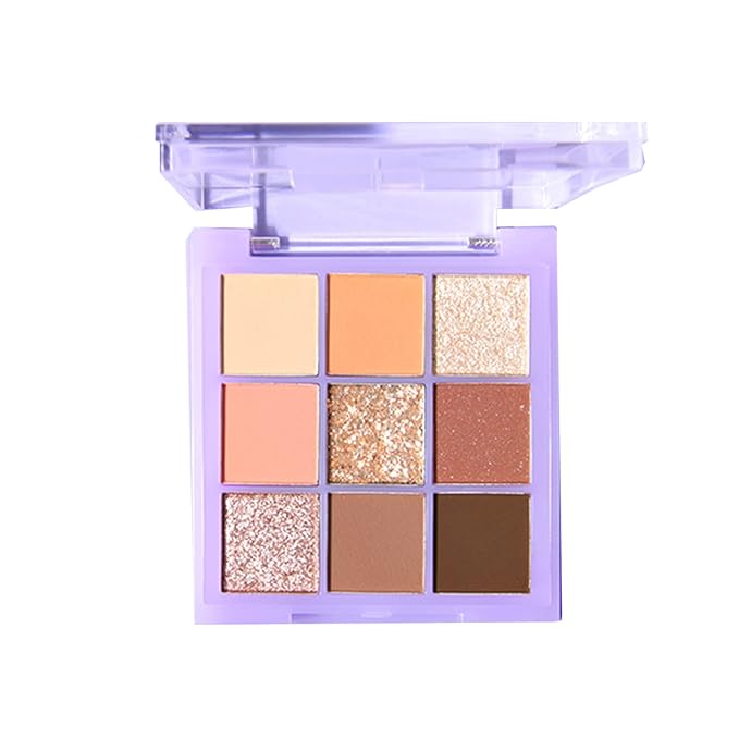 Violet Fairy 9 Color Eyeshadow Palette, Warm Neutrals