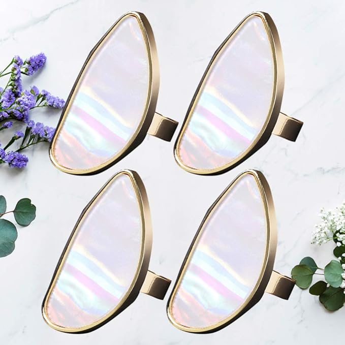 4pcs Ring Palette Nail Art Palette Blending Palette