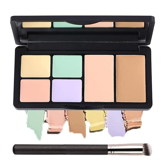 6 Colors Correcting Concealer Palette, Makeup Cream Contour