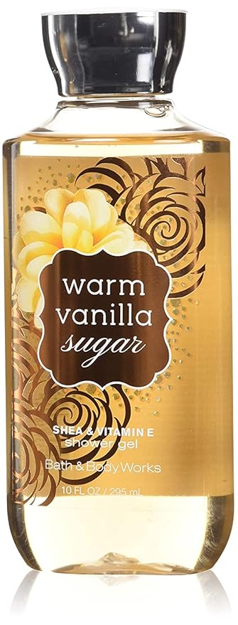 Bath and Body Works Warm Vanilla Sugar Signature Collection Shower Gel, 10 oz, new packaging