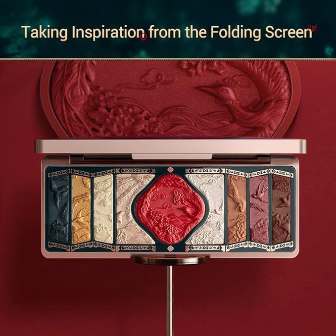 FLORASIS Floral Engraving Phoenix Makeup Palette (01 Gold