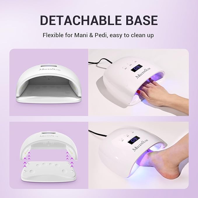 Melodysusie uv nail lamp, plus30t