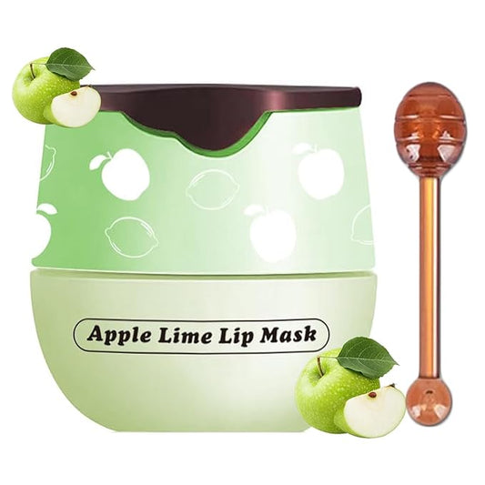 Bee Lip Balm Honey Pot, Apple Lime)